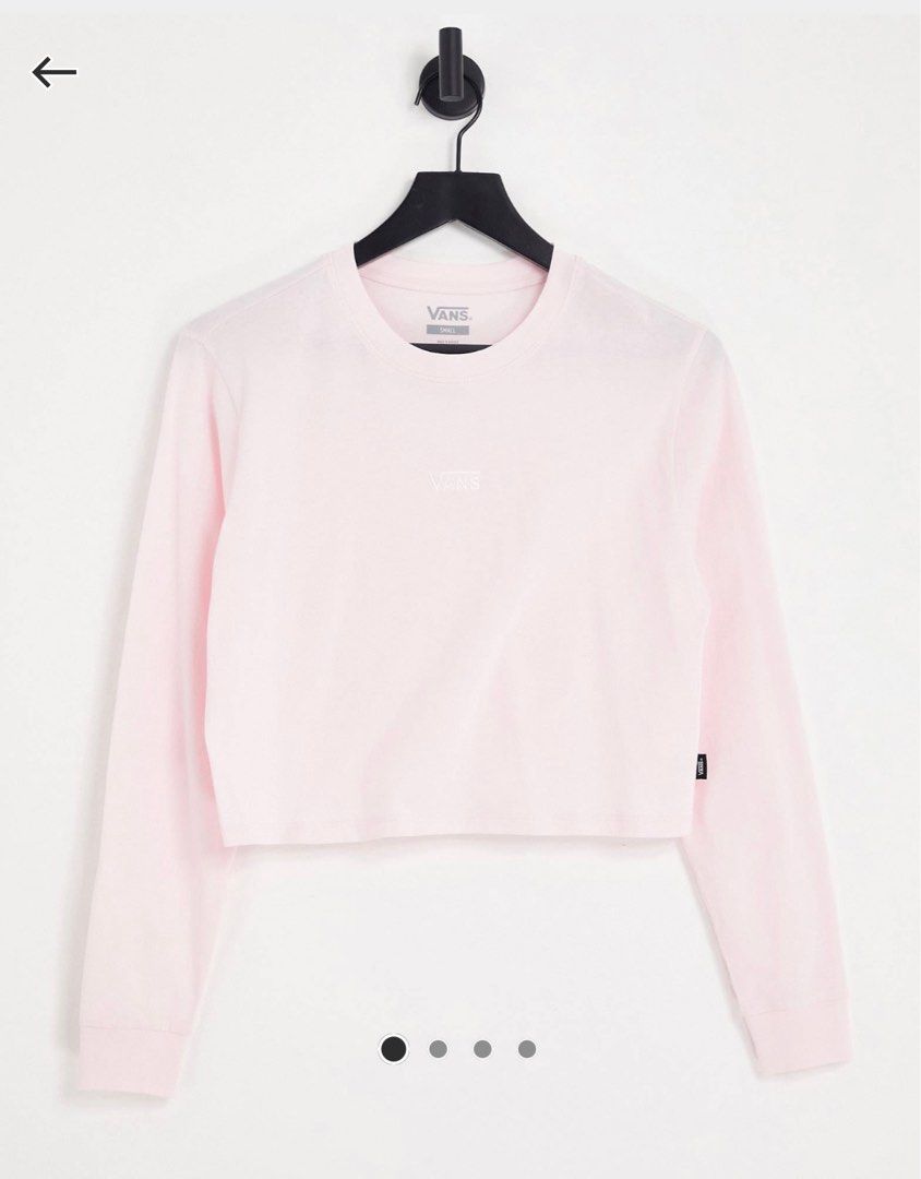 White vans clearance crop top