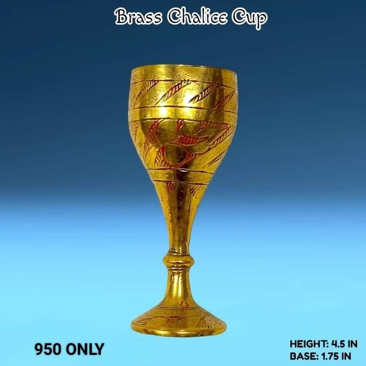 BRASS Chalice Cup, Furniture & Home Living, Kitchenware & Tableware
