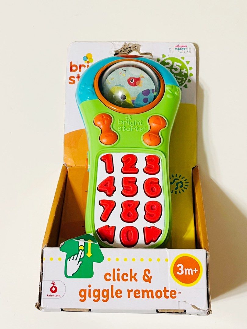 Bright Starts Click & Giggle Remote Control Baby Toy, Babies & Kids