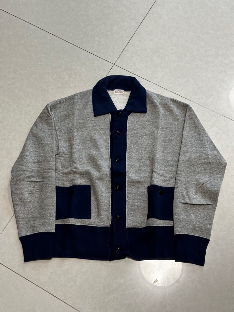 Butcher Products timeworn clothing sweat cardigan size 40, 男裝