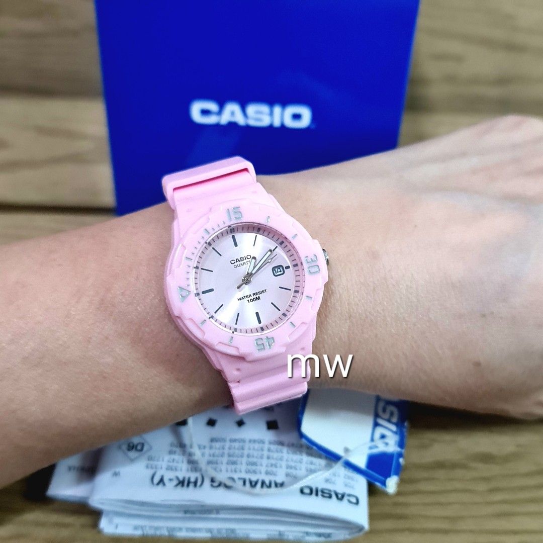 Casio ladies girls kids analog quartz resin sports watch 100m date watch lrw200 lrw 200 lrw 200h brand new