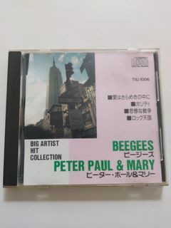 CD BeeGees/Peter Paul & Mary - Big Artist Hit Collection