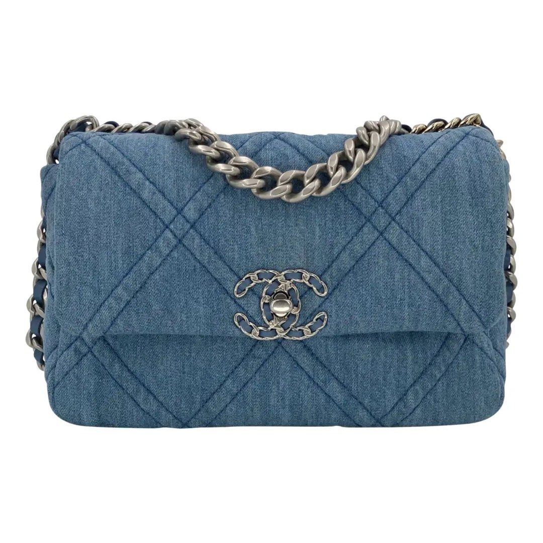 Chanel 19 Small Flap Bag in Denim 3-tone HW, Luxury, Bags & Wallets on  Carousell