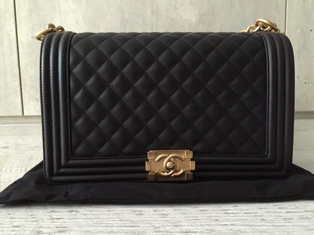Quilted best sale boy bag