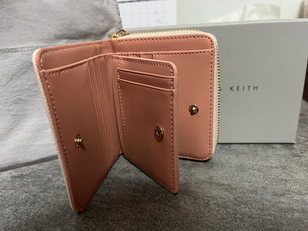 Light Pink Classic Zip Mini Wallet - CHARLES & KEITH US