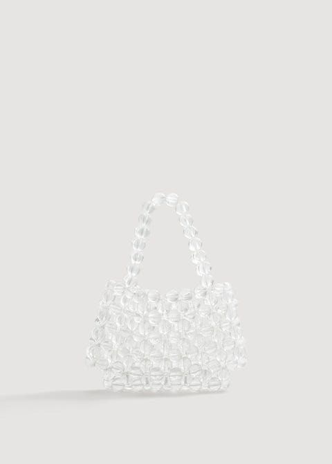 White clear mini handbag cheap