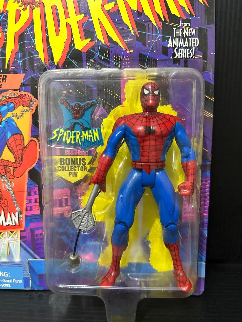 (Clearance) 1994 Spider man animated series web shooter marvel toybiz ...