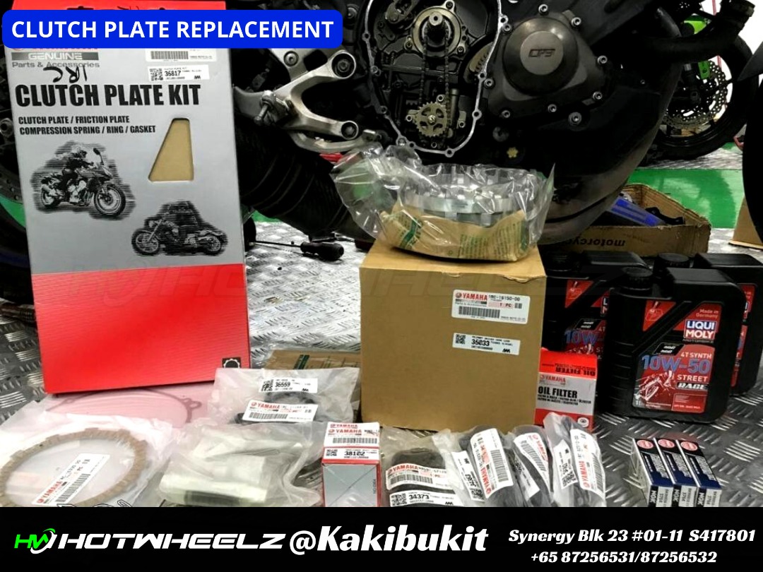 CLUTCH PLATE REPLACEMENTYAMAHA MT10, Motorcycles, Motorcycle