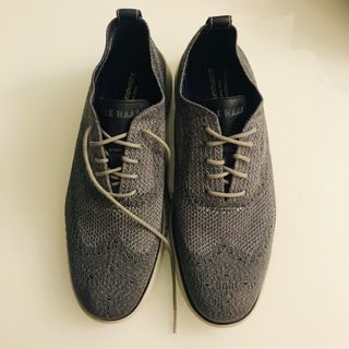 Cole Haan 2.ZeroGrand Wingtip Oxford Blue Grey C27565 Men Size US9