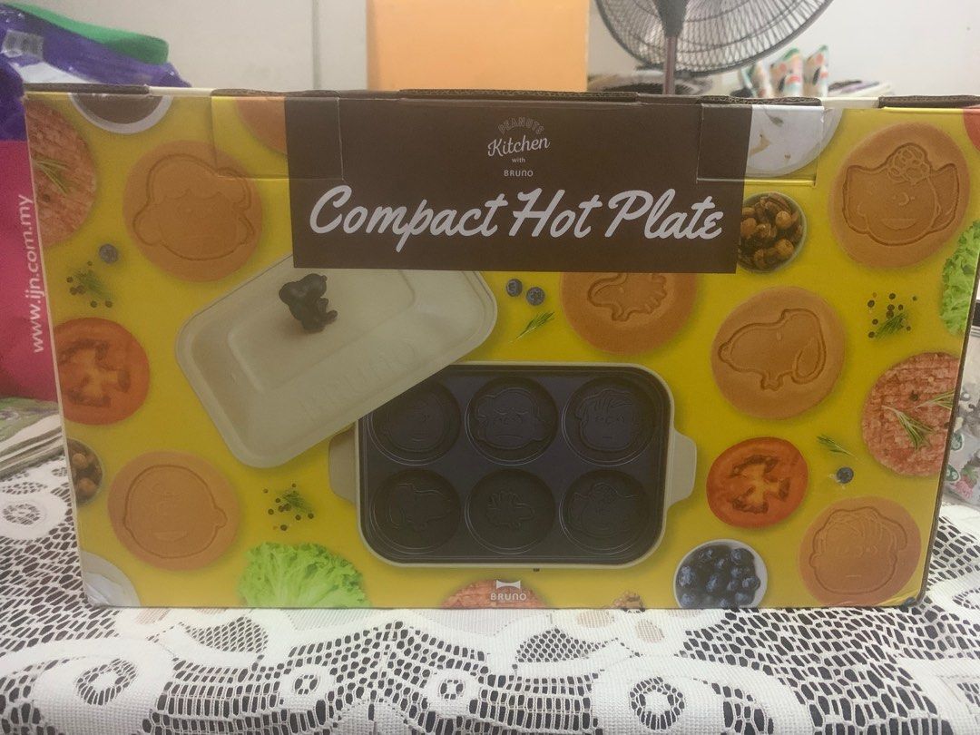 Compact Hot Plate (peanut kitchen with bruno), Furniture & Home Living