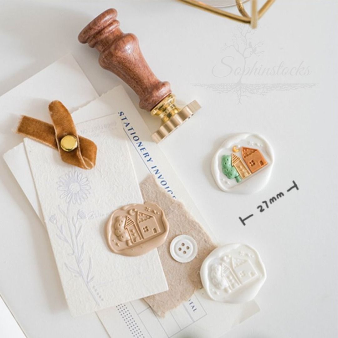 Cute 3D Wax Stamps, Flower Wax Seal