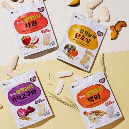Ddoddomam Baby Rice Rusks x 2 packs Made of Organic Rice, Food & Drinks ...