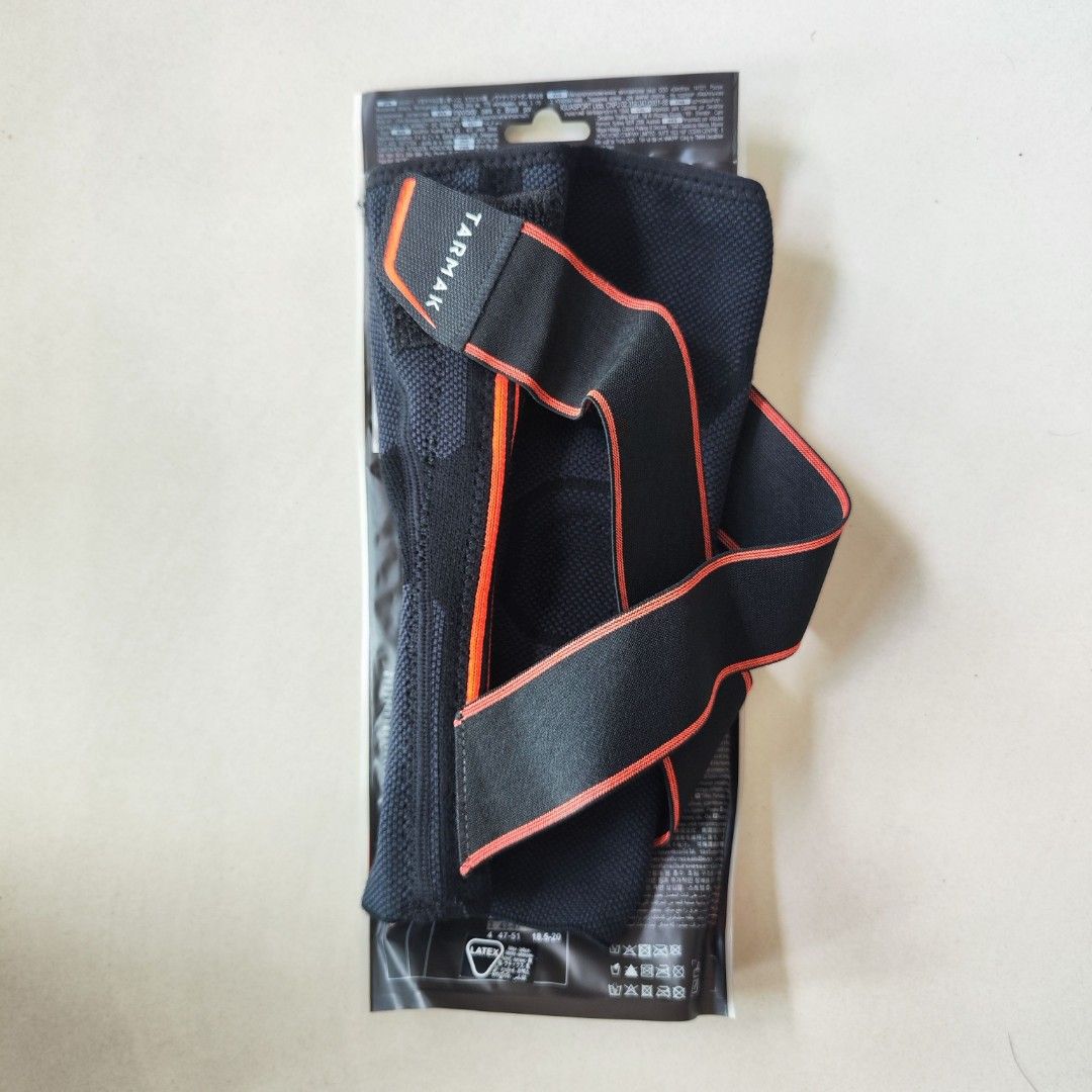 Knee Strap - R 500 Black - Black - Tarmak - Decathlon