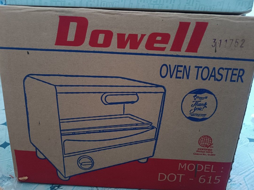 Dowell Oven Toaster, TV & Home Appliances, Kitchen Appliances, Ovens