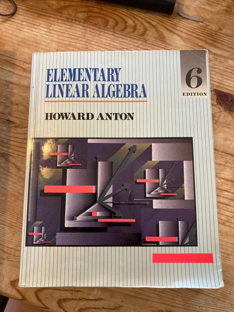 Elementary linear algebra by howard anton 6e 