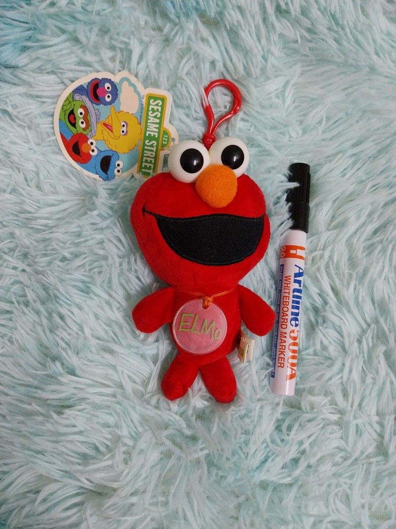 Elmo Sesame Street keychain Hobbies Toys Toys Games on Carousell