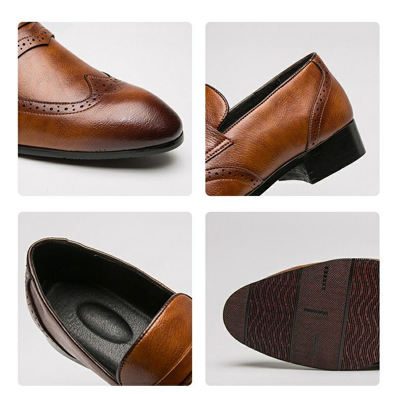 EU38 46 highly quality men luxury Formal Shoes business office work party out door wear very comfortable lightweight anti slip