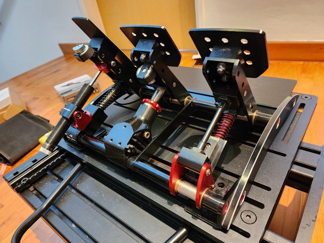 Fanatec Clubsport V3 pedals, fully upgraded with Pedal Performance Kit