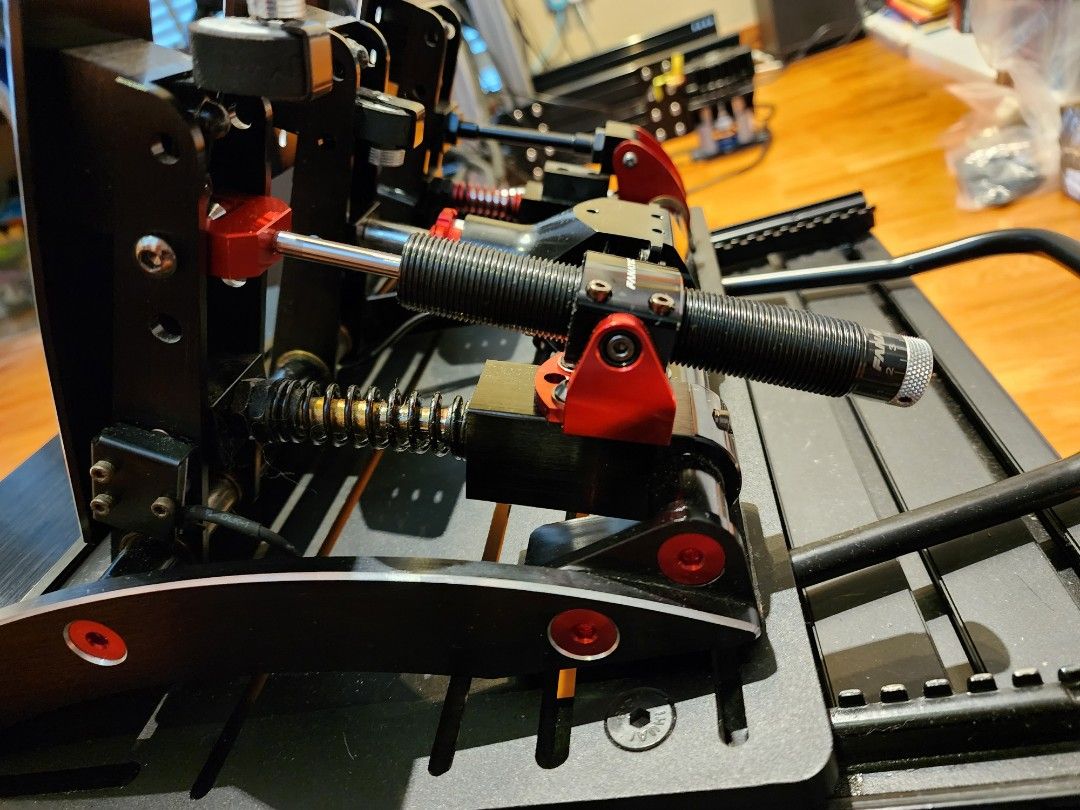 Fanatec Clubsport V3 pedals, fully upgraded with Pedal Performance Kit