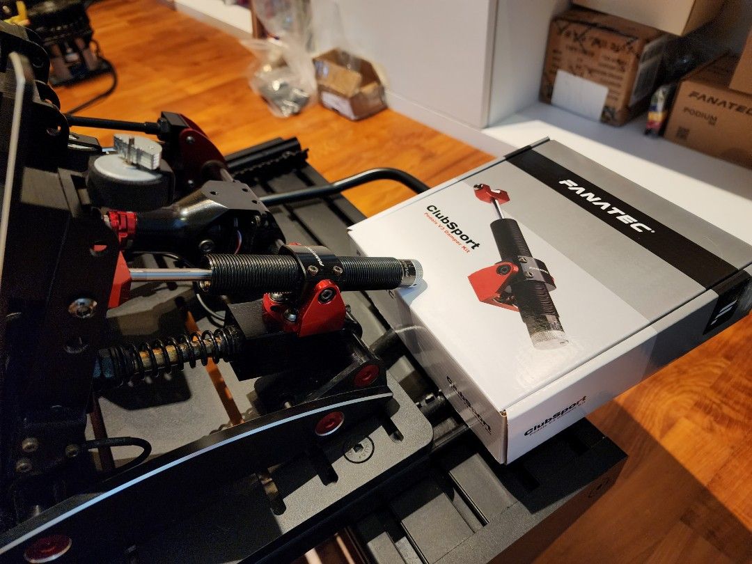 Fanatec Clubsport V3 pedals, fully upgraded with Pedal Performance Kit