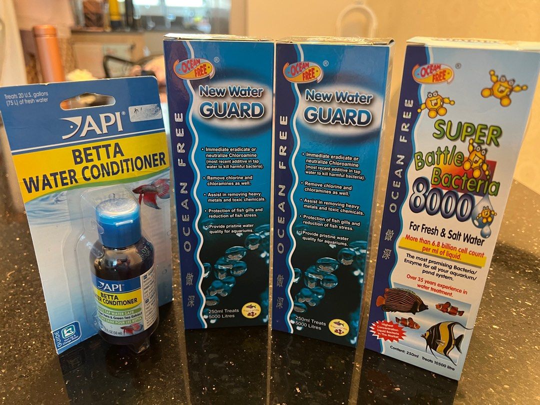 Fish tank Water Guard and Bacteria Treatment, Pet Supplies, Homes