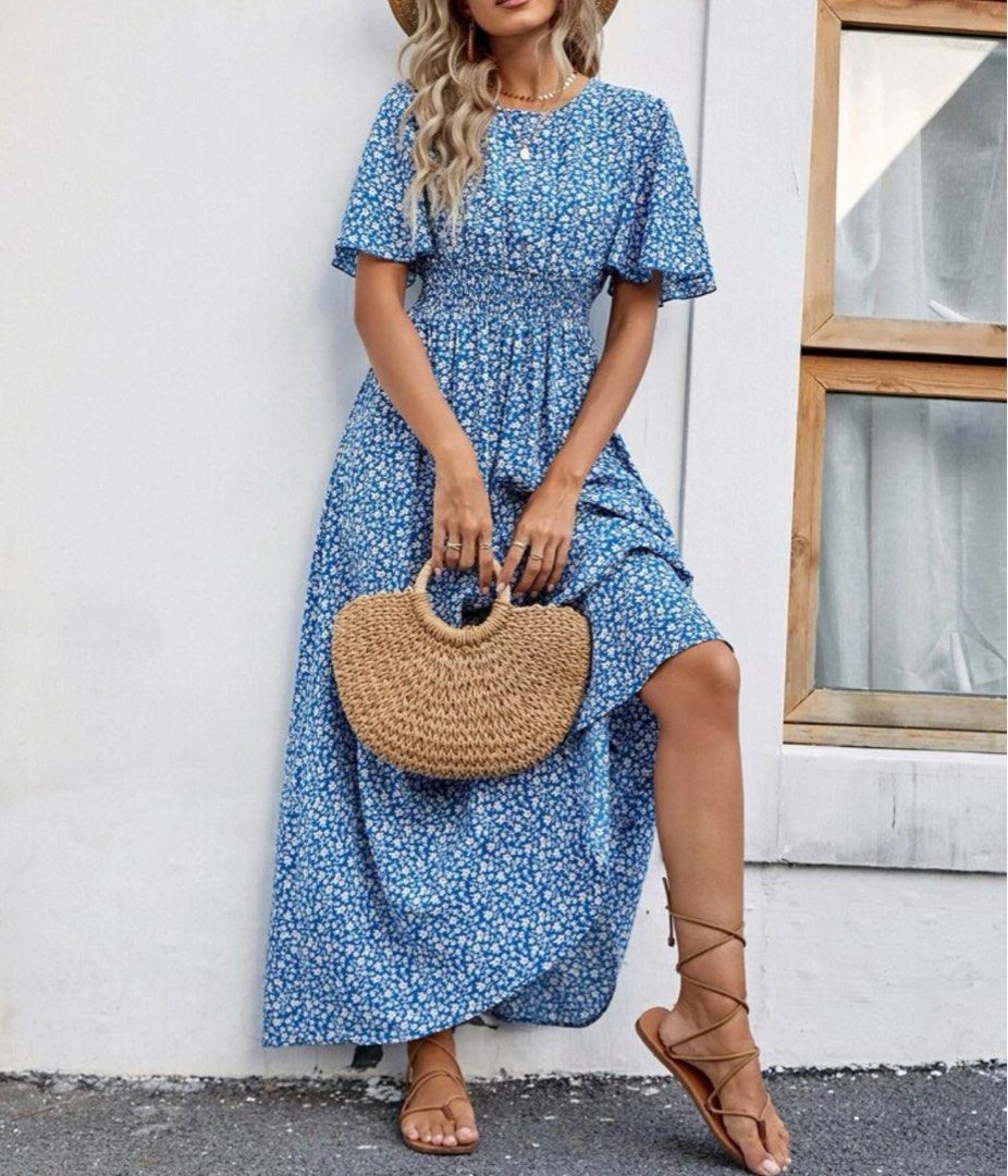 Flowery store flowy dress