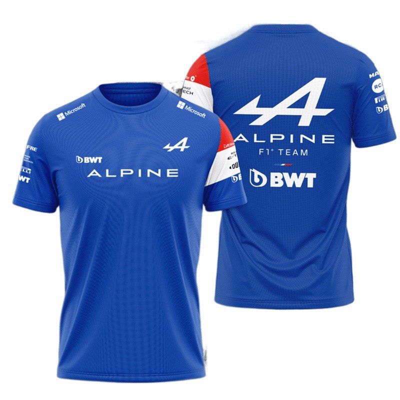 Formula One Racing Alfa Romeo F1 Team ORLEN Team T Shirt Summer