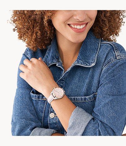 Fossil neely cheap pink watch