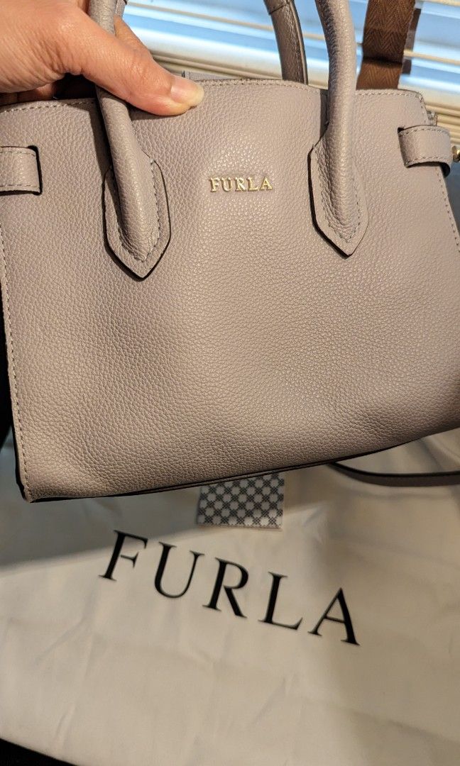 Furla pin tote mini sales