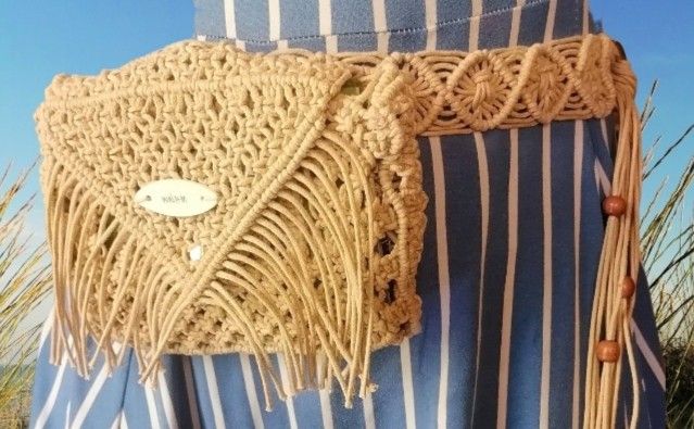 Grace Belt Bag (Category: Purses & Pouches) located in Mandaue City. Submitted by pearldragon14 (Listing ID 1225467355, Image 1). Description: Belt and bag in one. Macrame design..