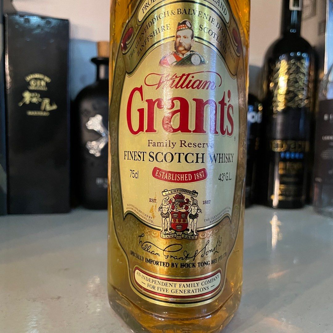 Grants Whisky Family Reserve Scotch 750ml, Food & Drinks, Beverages on