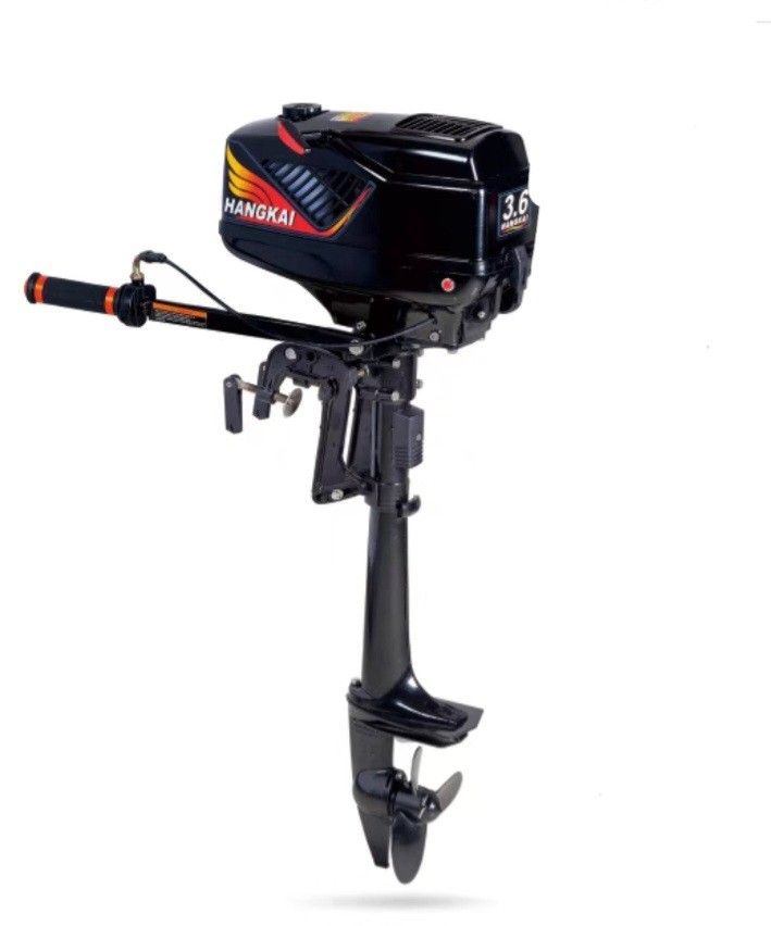 Hangkai Gas Outboard Motor Engine For Inflatable Boats 2 stroke, Sports