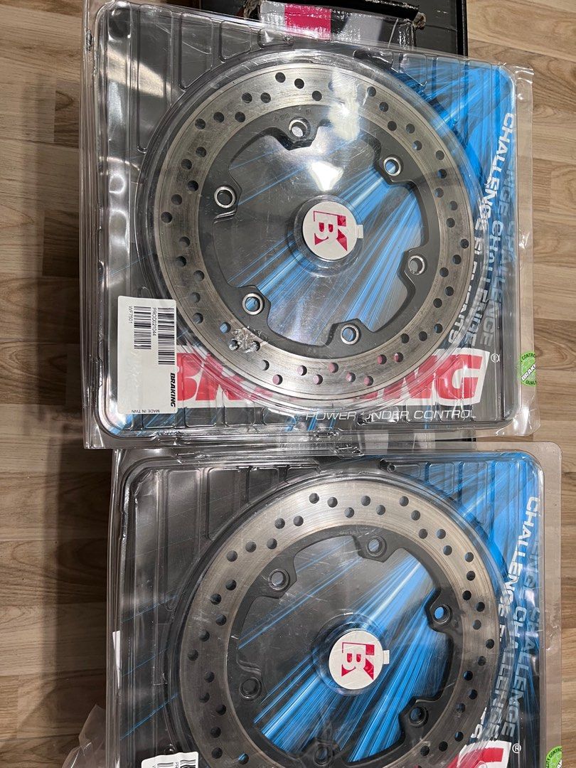 Hayabusa stock brake rotors front / rear, Motorcycles, Motorcycle ...
