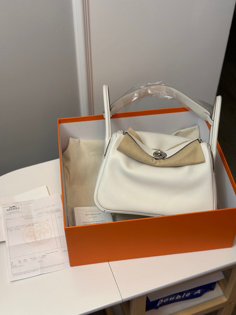 Hermes Lindy 26 Clemence 0L Gris Meyer SHW Stamp U