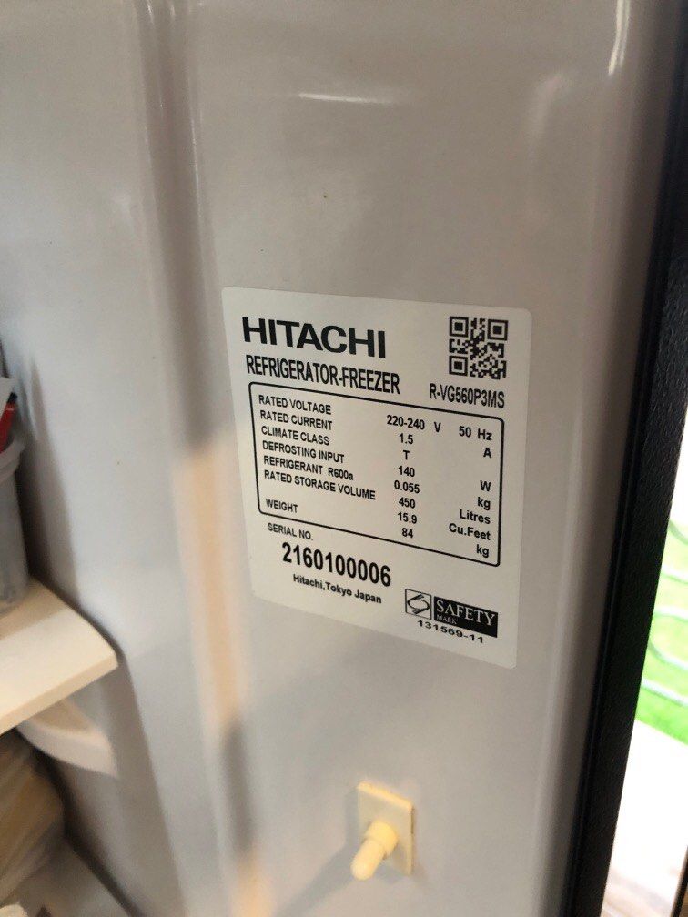 Hitachi Fridge, TV & Home Appliances, Kitchen Appliances, Refrigerators