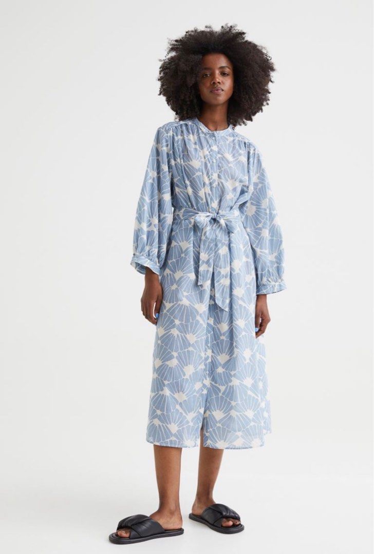 H&M Balloon sleeved dress L, Women's Fashion, Dresses Sets