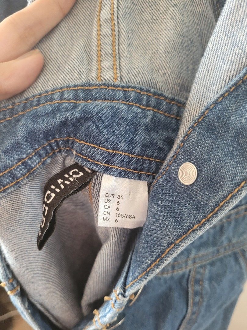 H&m denim jumper online dress
