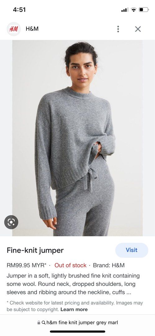 H and m hotsell jogger set