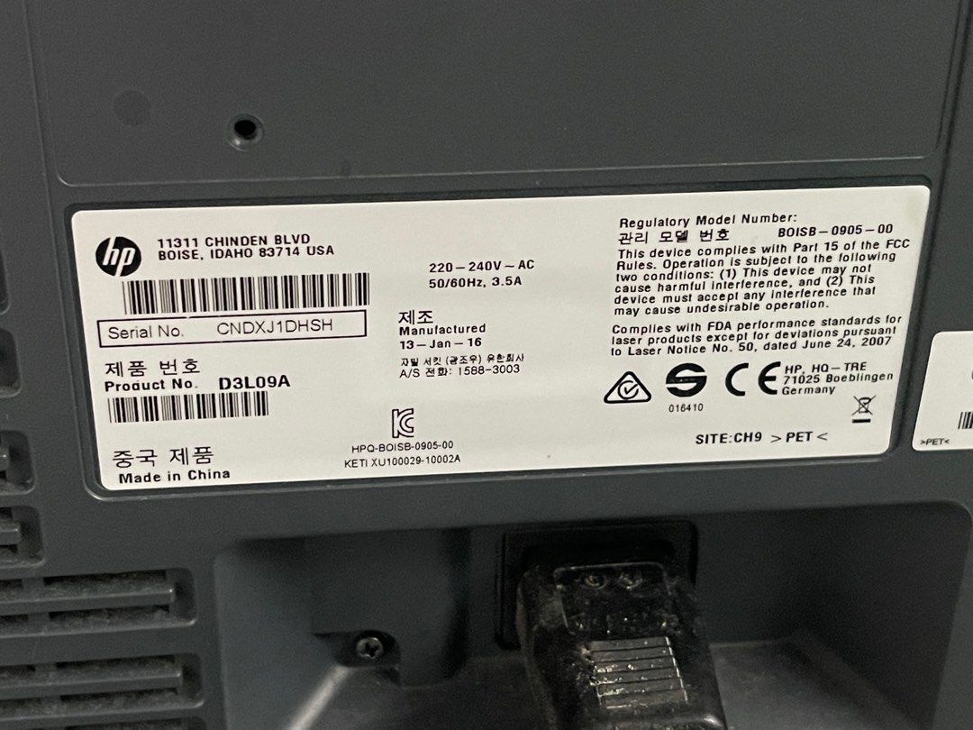 HP Color laser jet Enterprise M750, Computers & Tech, Printers