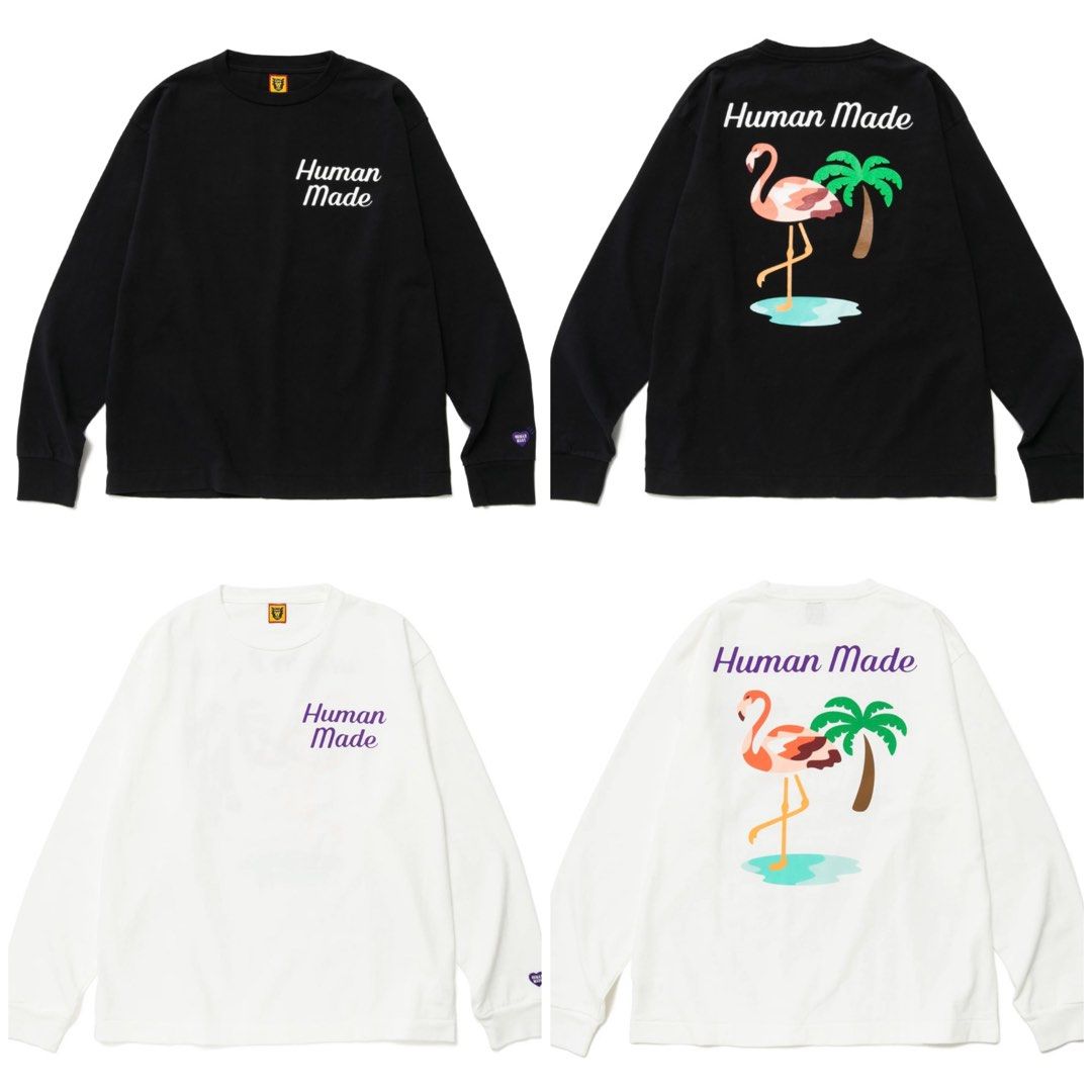 Human made flamingo l/s tee