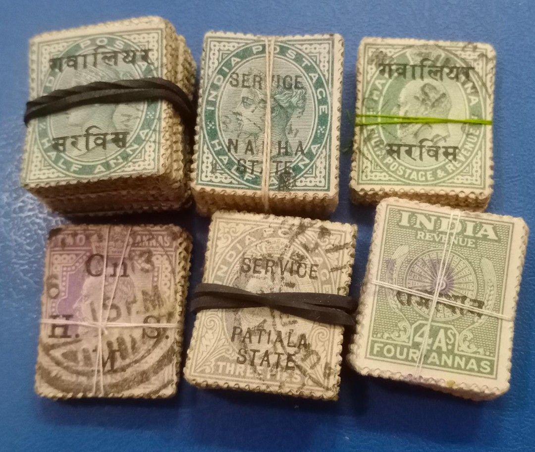Hyderabad , Travancore , Portutuguese India , British India Postage and