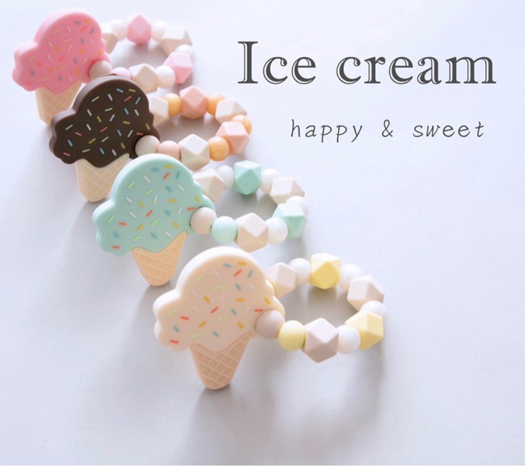 Ice cream baby teether, Babies & Kids, Infant Playtime on Carousell