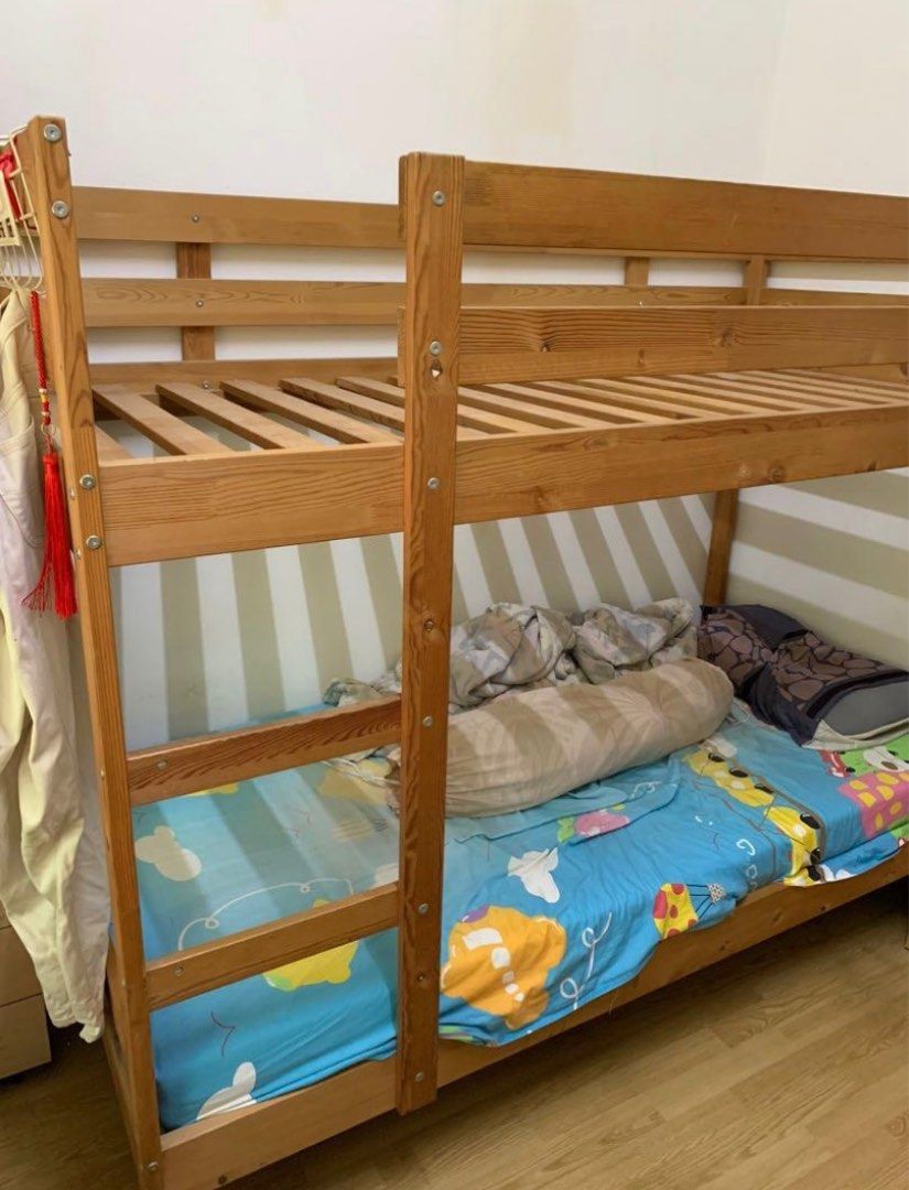 Ikea Double Deck Bed Frame, Furniture & Home Living, Furniture, Bed