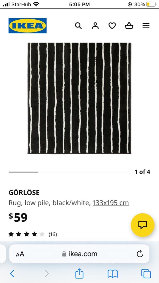 Ikea black blanket online