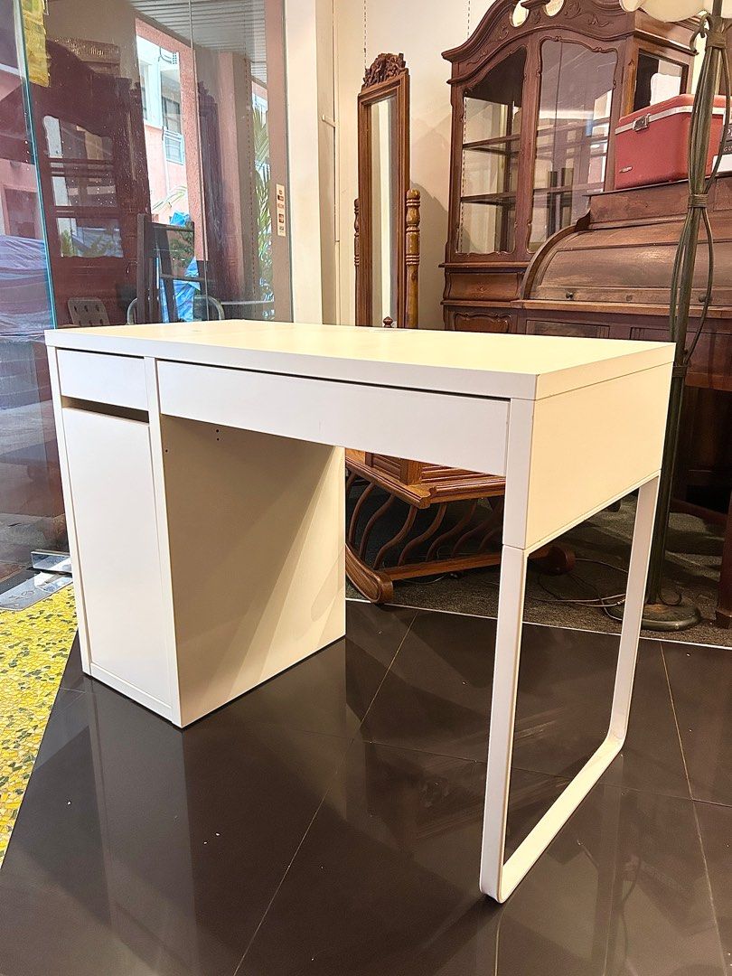Ikea MICKE desk, Furniture & Home Living, Furniture, Tables & Sets on