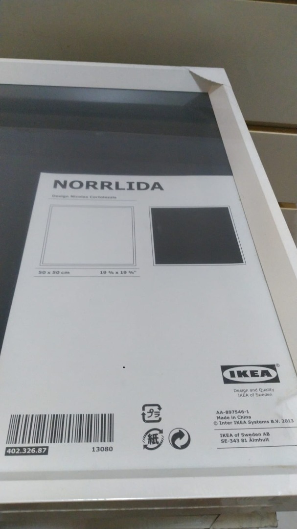 IKEA Norrlida large picture photo frames (50 cm x 50 cm), Furniture