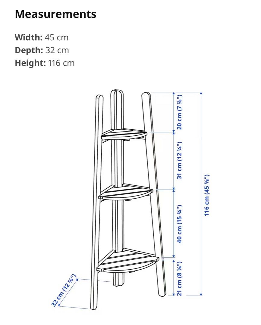 Ikea plant rack ASKHOLMEN, Furniture & Home Living, Gardening, Pots