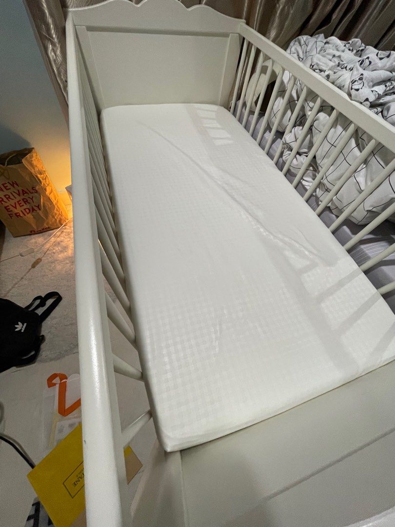 Ikea HENSVIK Baby cot, Babies & Kids, Baby Nursery & Kids Furniture