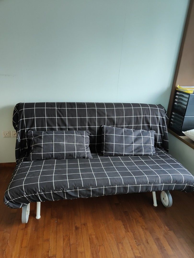 IKEA Sofa Bed, Furniture & Home Living, Furniture, Bed Frames & Mattresses on Carousell