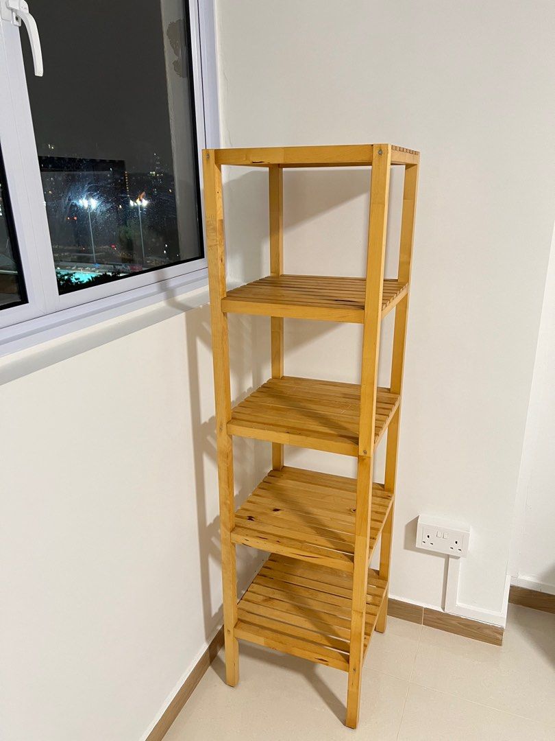 IKEA wood shelf shelves rack, Furniture & Home Living, Furniture, Shelves, & Racks on